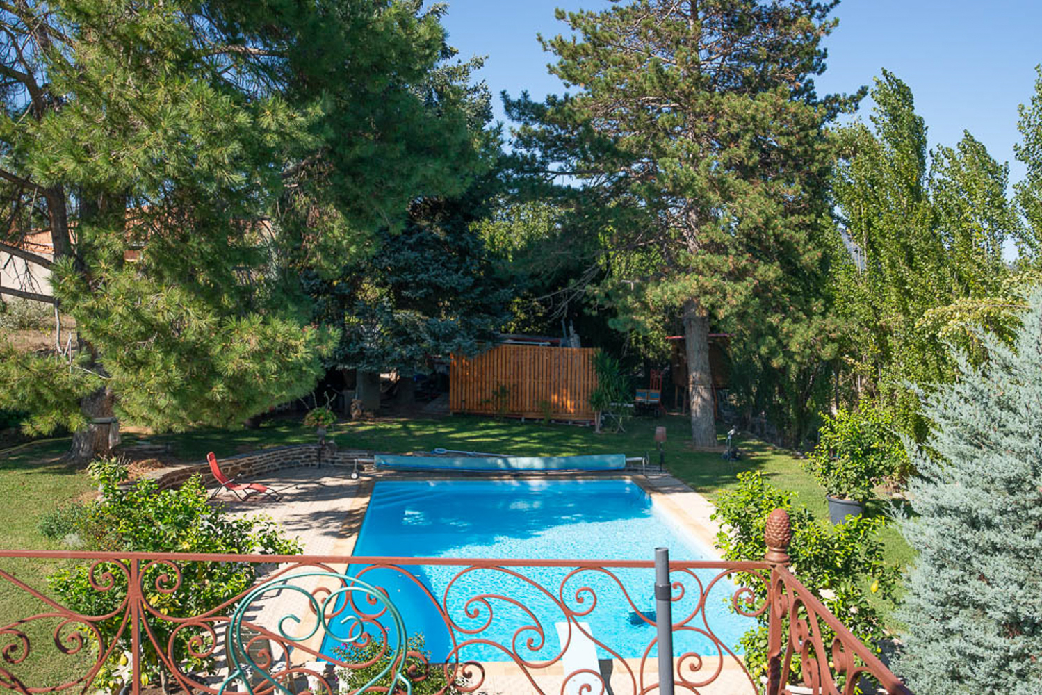 piscine du gîte du canigou